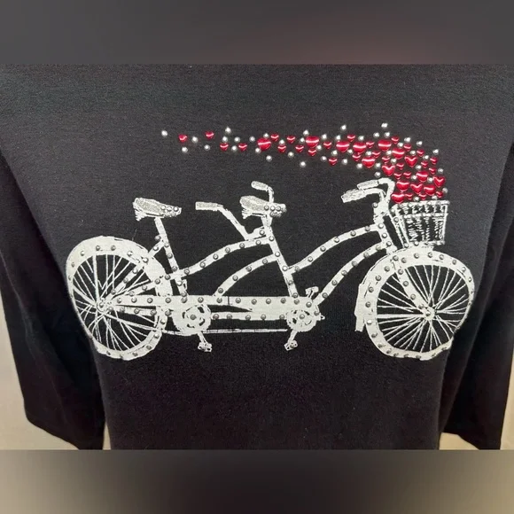 Karen Scott black top size PL - Picture 2 of 6